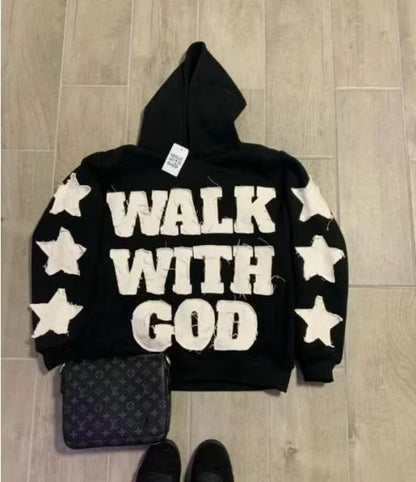 Embroidered Streetwear Hoodie