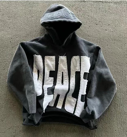 Embroidered Streetwear Hoodie