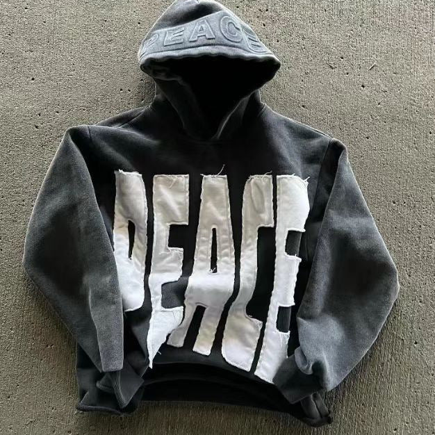 Embroidered Streetwear Hoodie