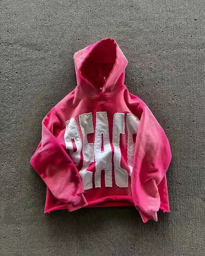 Embroidered Streetwear Hoodie